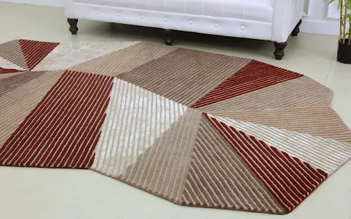 Roll Out the Red or Any Color Carpet – Stylish Rugs for Home Interiors Red carpet and colorful rugs styled in modern home interior
