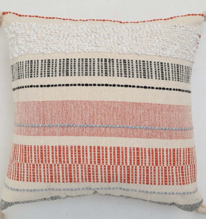 Decor cushion with soft fabric, stylish design, and cozy comfort for home interiors.