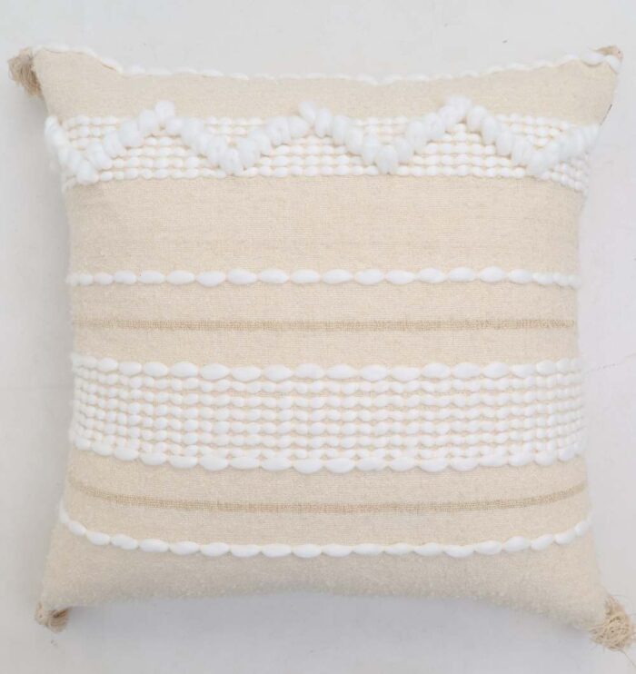 Decor cushion with soft fabric, stylish design, and cozy comfort for home interiors.
