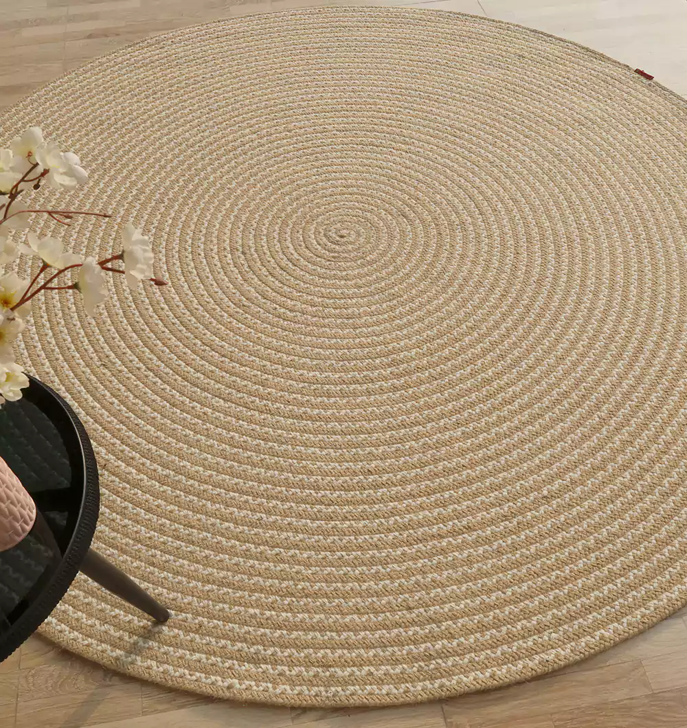 Handmade Natural Braided Jute Rug – Eco-Friendly Style & Lasting Comfort Handmade natural braided jute rug with eco-friendly design, rustic charm, and durable craftsmanship.
