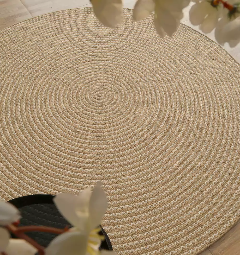 Handmade Natural Braided Jute Rug – Eco-Friendly Style & Lasting Comfort Handmade natural braided jute rug with eco-friendly design, rustic charm, and durable craftsmanship.