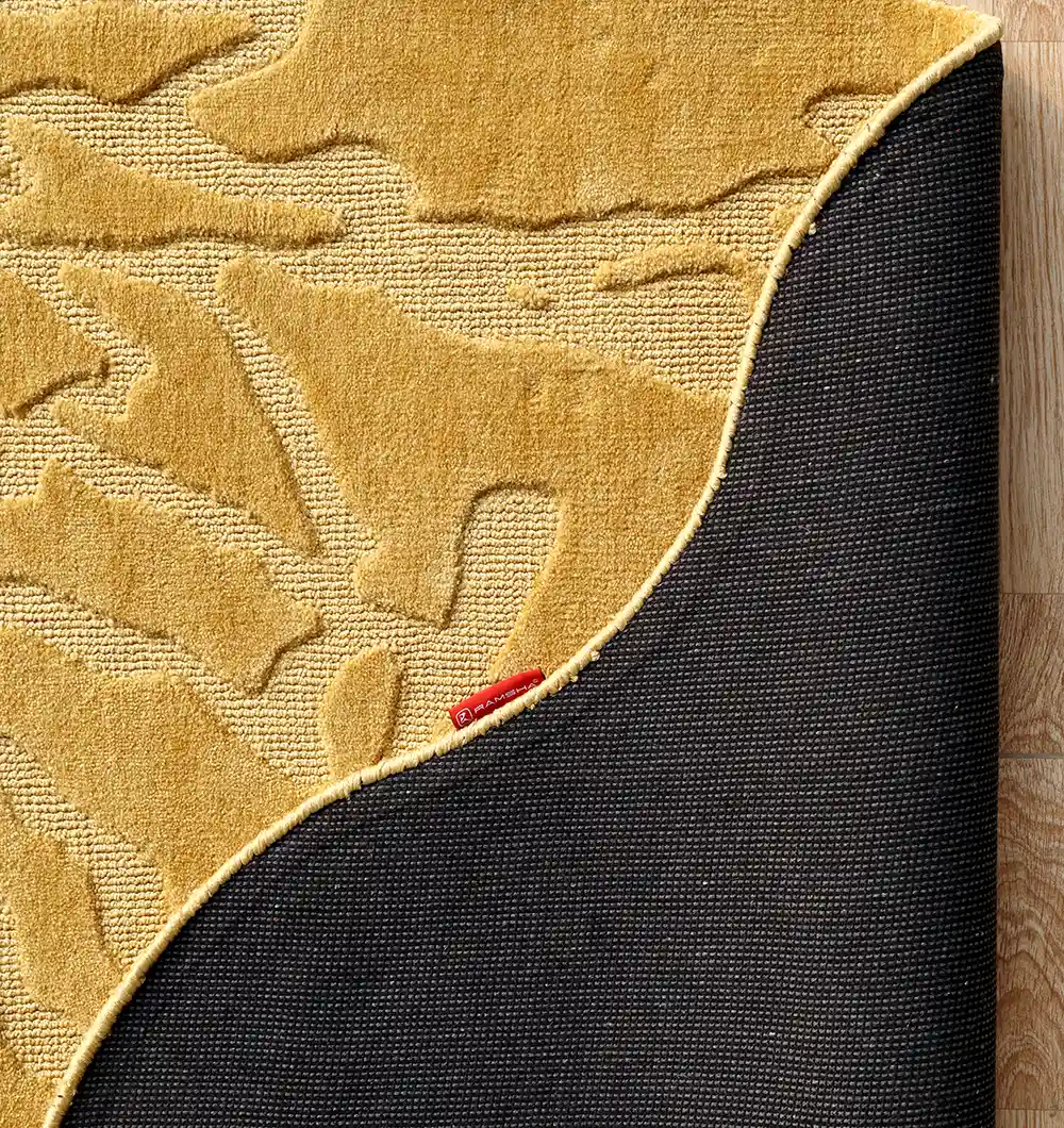 Beautiful Wool Décor Handmade Rug – Authentic Craft & Lasting Elegance Handmade wool rug with intricate design, soft texture, and timeless decorative appeal for home interiors.
