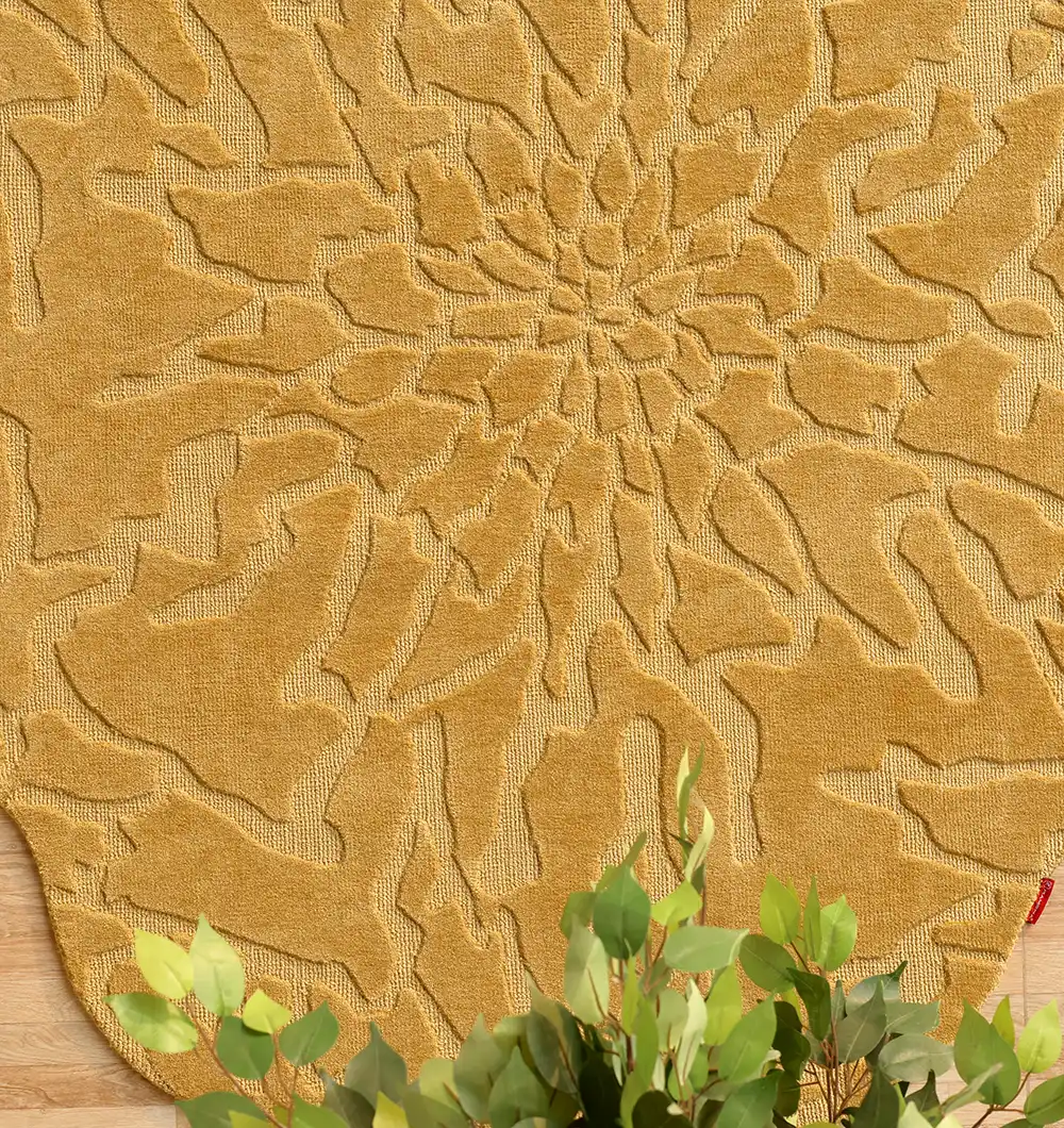 Beautiful Wool Décor Handmade Rug – Authentic Craft & Lasting Elegance Handmade wool rug with intricate design, soft texture, and timeless decorative appeal for home interiors.