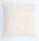 Natural white macrame cushion with handcrafted detailing, soft texture, and stylish home décor appeal.