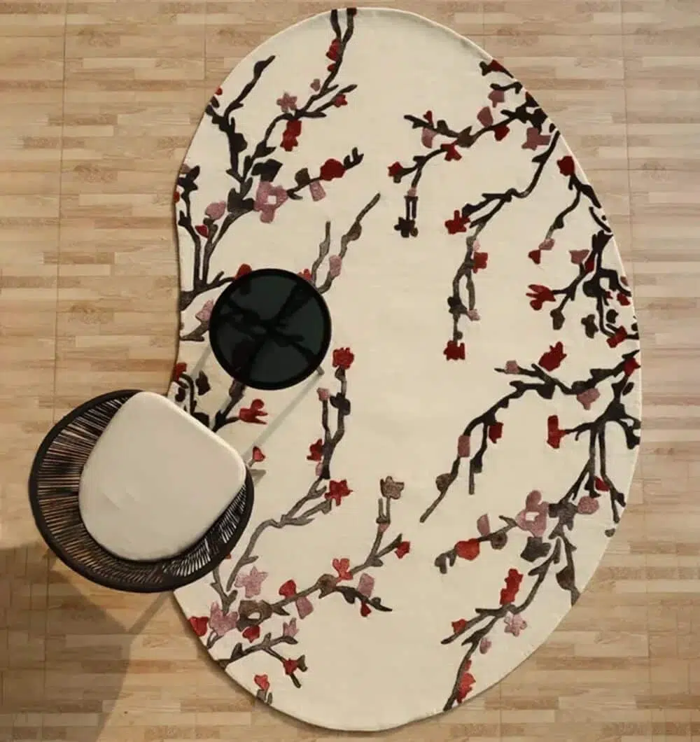 Large Handmade Dubai Rug | Modern Living Room Carpet UAE Handmade big living room rug, modern Dubai tufted carpet, rugs UAE