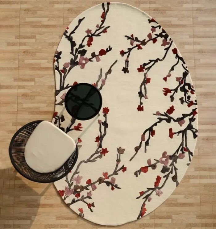 Handmade big living room rug, modern Dubai tufted carpet, rugs UAE