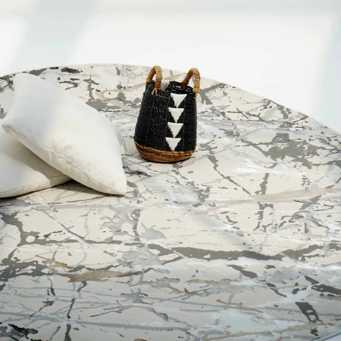Machine-made rug featuring precision weaving, elegant style, and durable quality for everyday living.