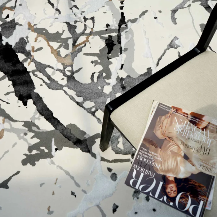Machine-made rug featuring precision weaving, elegant style, and durable quality for everyday living.