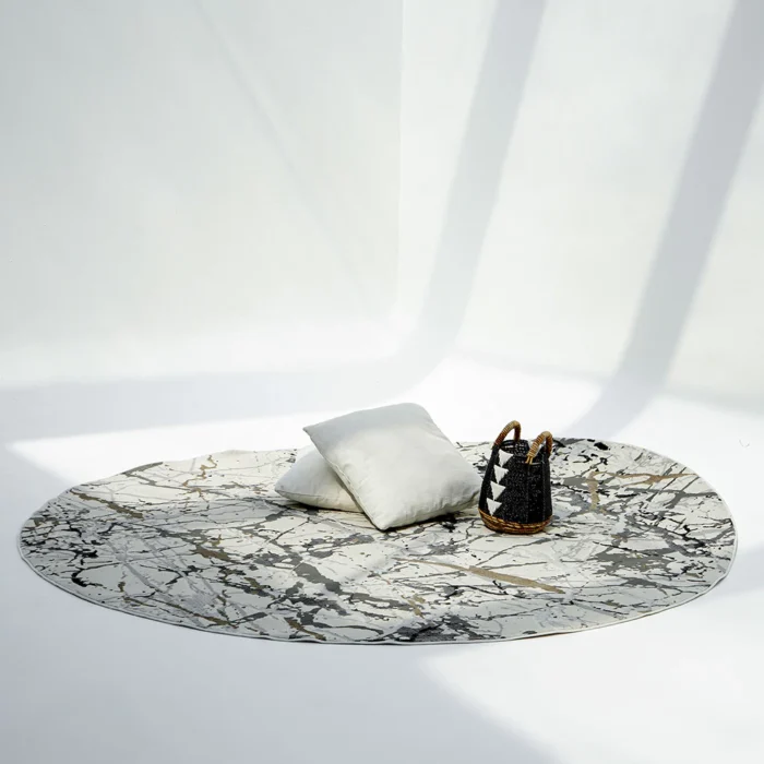 Machine-made rug featuring precision weaving, elegant style, and durable quality for everyday living.