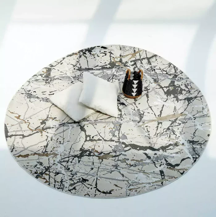 Machine-made rug featuring precision weaving, elegant style, and durable quality for everyday living.