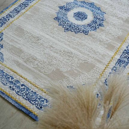 Machine-made rug with durable construction, stylish design, and easy-care comfort for modern homes.