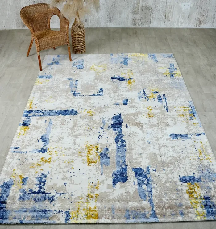 Machine-made rug featuring precision weaving, elegant style, and durable quality for everyday living.