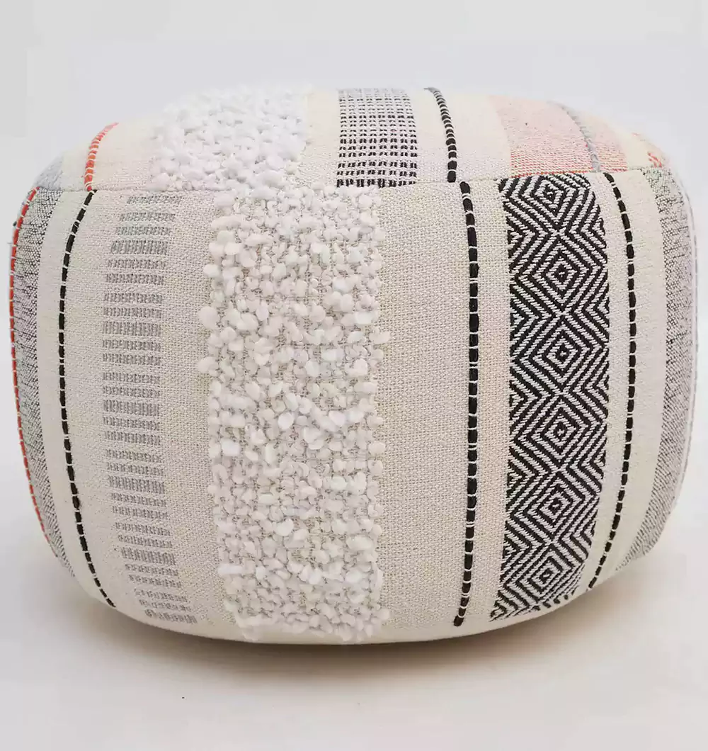 Decorative Pouf for Living Room – Style, Comfort & Functionality Decorative pouf for living room with stylish design, soft comfort, and versatile functionality.