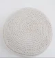Decorative pouf for living room with stylish design, soft comfort, and versatile functionality.
