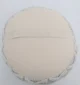 Decorative pouf for living room with stylish design, soft comfort, and versatile functionality.