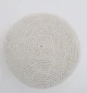 Decorative pouf for living room with stylish design, soft comfort, and versatile functionality.