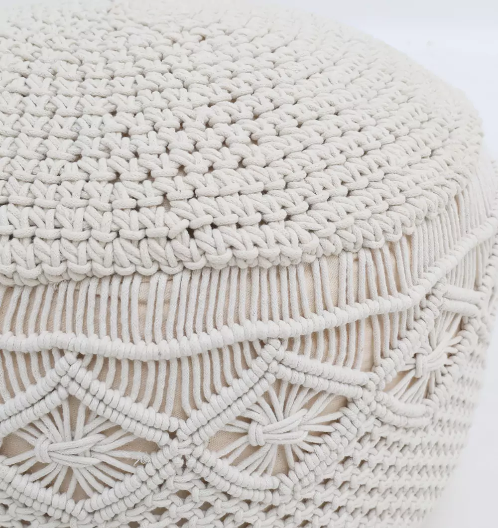 Decorative Pouf for Living Room – Style, Comfort & Functionality Decorative pouf for living room with stylish design, soft comfort, and versatile functionality.
