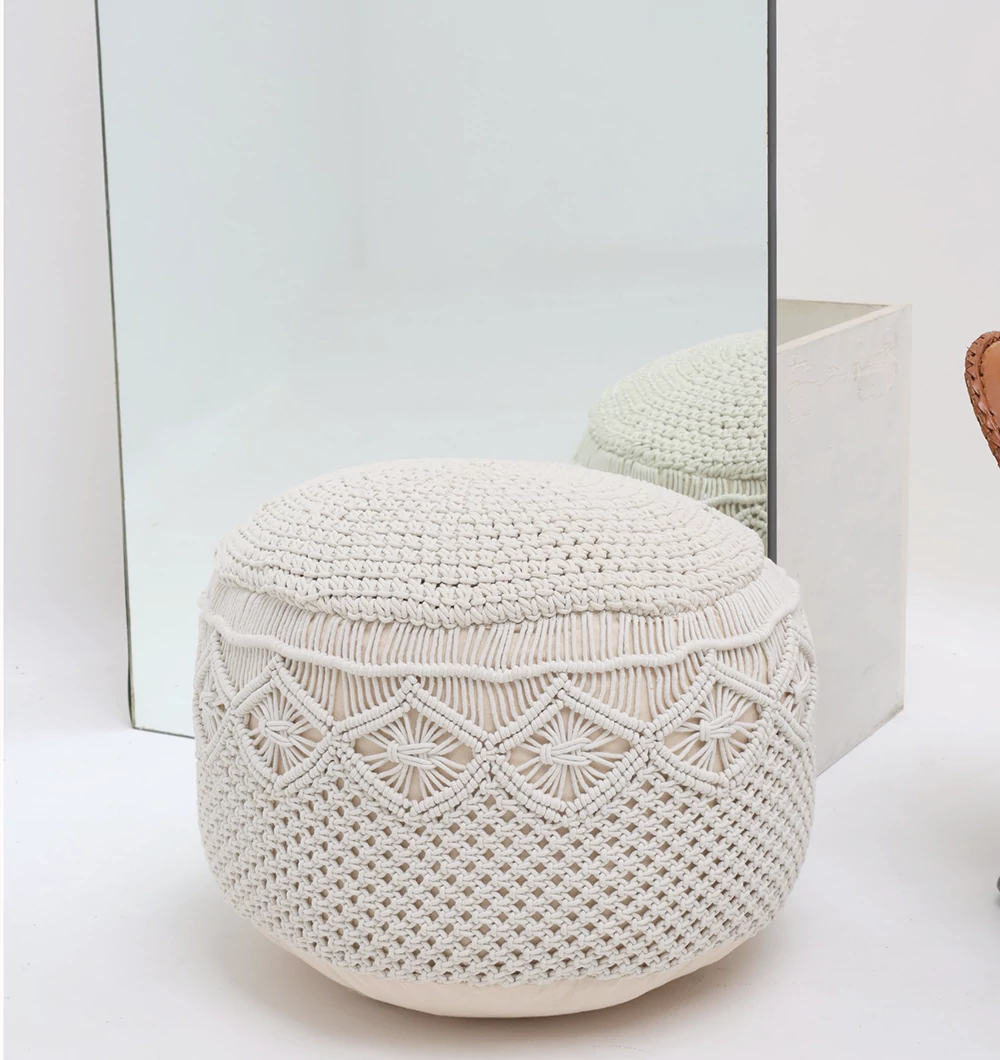Decorative Pouf for Living Room – Style, Comfort & Functionality Decorative pouf for living room with stylish design, soft comfort, and versatile functionality.