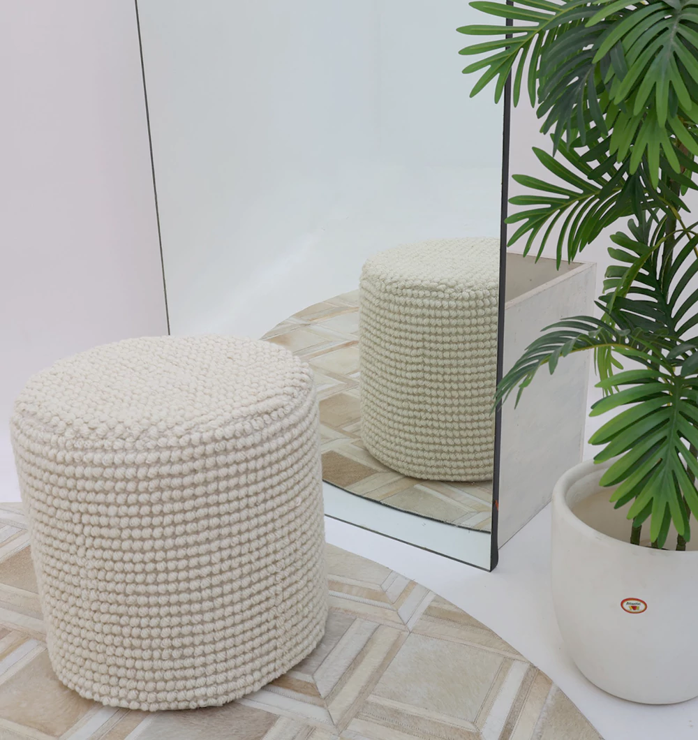Decorative Pouf for Living Room – Style, Comfort & Functionality Decorative pouf for living room with stylish design, soft comfort, and versatile functionality.