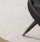 Natural round jute rug with modern circle design, perfect for home UAE décor and stylish living spaces.