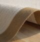 Natural round jute rug with modern circle design, perfect for home UAE décor and stylish living spaces.