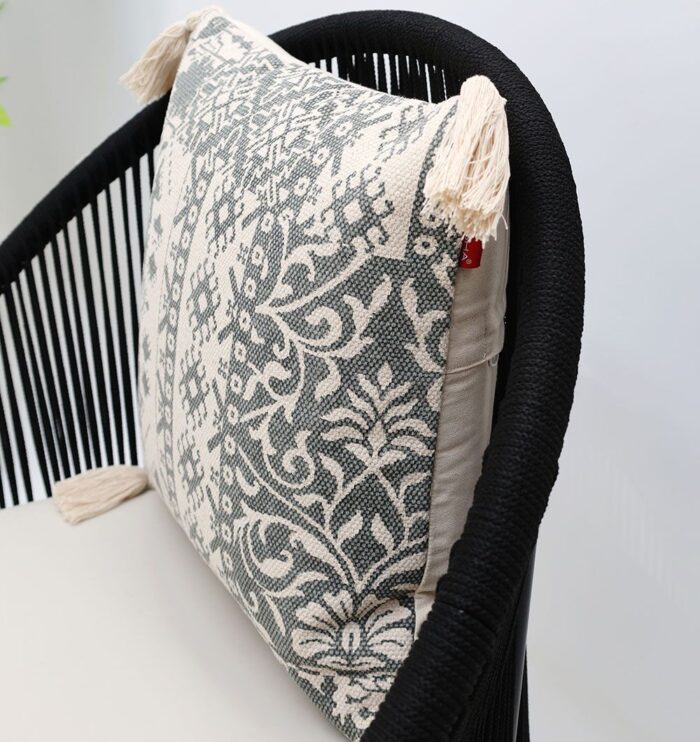 Elegant cushions for sofas, beds, and outdoor seating, including car cushions, from Ramsha Home in Dubai, UAE.