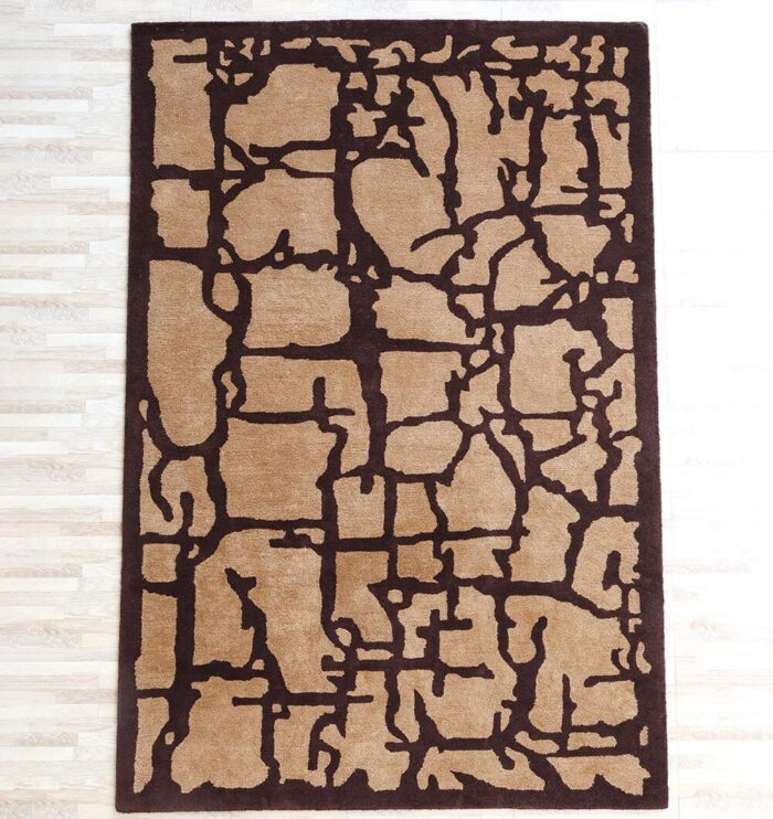 Handmade Dubai large rug, modern living room carpet, best tufted rugs UAE