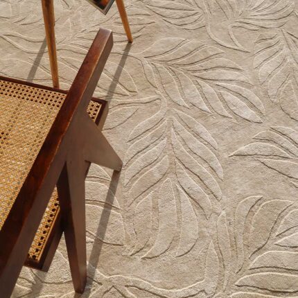 Handmade large living room rug, modern tufted carpet, home UAE