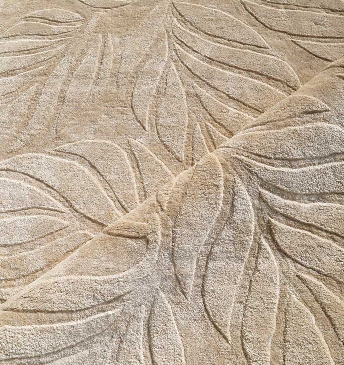 Handmade large living room rug, modern tufted carpet, home UAE