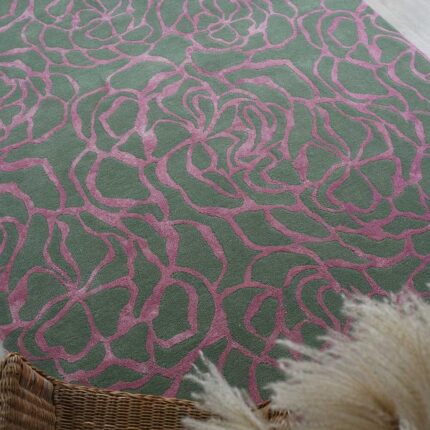 Large handmade Dubai rug, modern tufted carpet for living room, rugs UAE