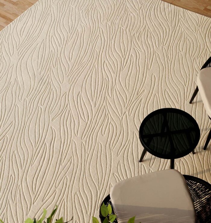 Handmade Dubai large living room rug, modern tufted carpet, rugs UAE
