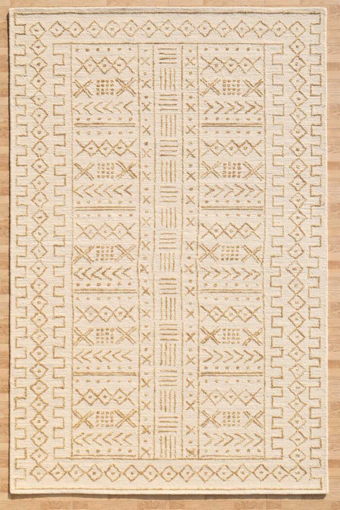 ⁦Multi Color Handmade Area Rug - HTW-92 (200X300 CM)⁩ - الصورة ⁦1⁩