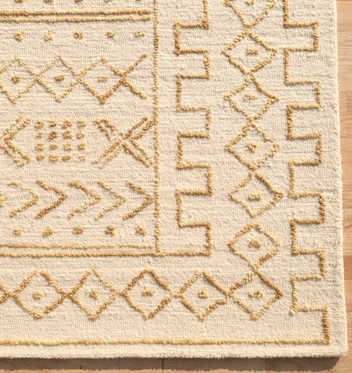 Handmade Dubai rug, large modern rug for living room, best tufted rug in UAE