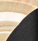 Elegant handmade round tufted rug Dubai, circular carpet for living room and bedroom, premium rugs UAE.