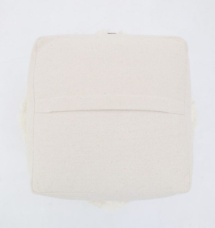⁦Natural Color Decorative Pouf - PF-166 (40x40x40cm)⁩ - الصورة ⁦4⁩