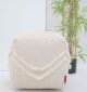 Natural Color Decorative Pouf - PF-166 (40x40x40cm) - الصورة 3