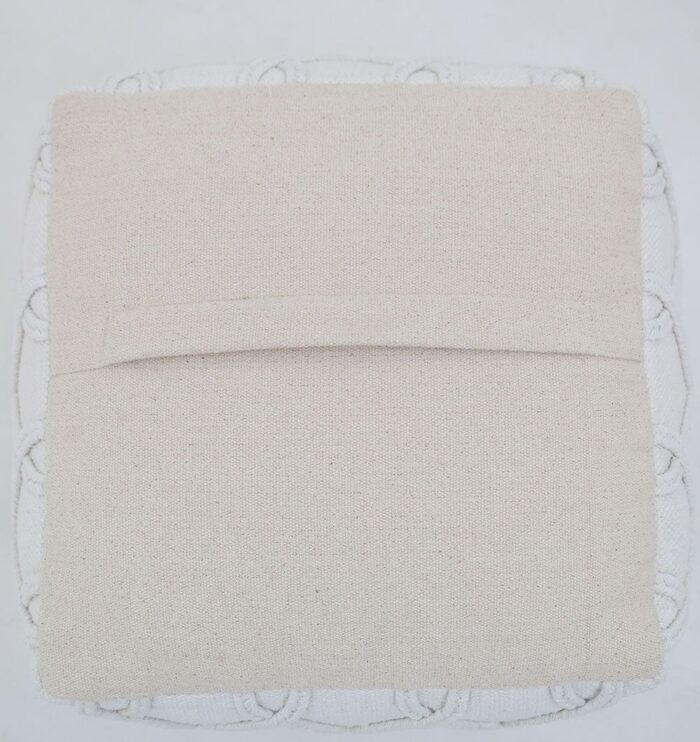 ⁦Natural Color Decorative Pouf - PF-167 (40x40x40cm)⁩ - الصورة ⁦4⁩