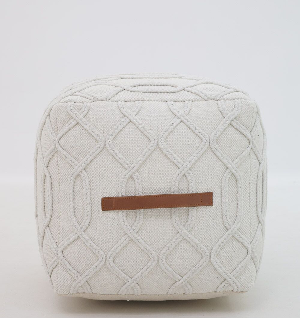 Modern Living Room Pouf – Foot Stool & Pouf Seat | Ramsha Home UAE Comfortable modern pouf for living room, foot rest and pouf seat by Ramsha Home UAE