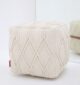 Modern pouf for living room, versatile foot stool and pouf seat by Ramsha Home UAE