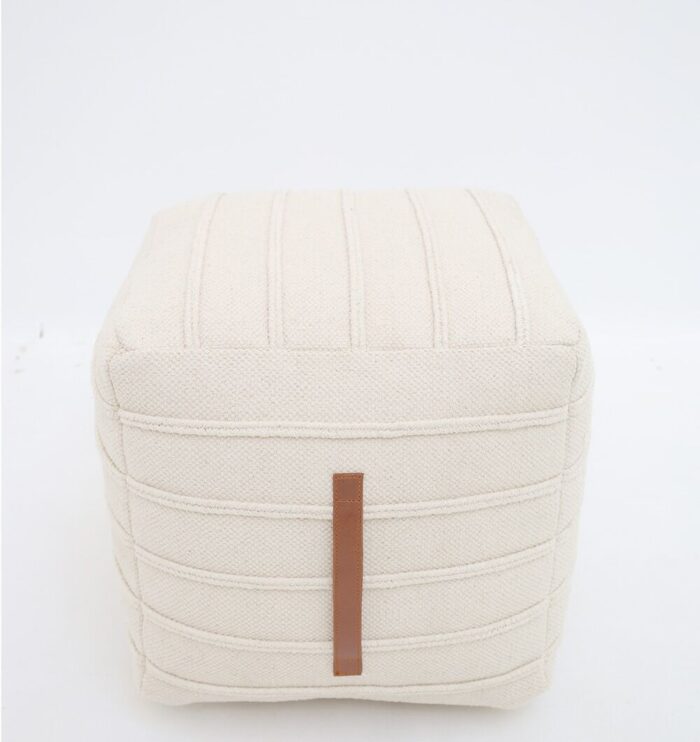 Elegant modern pouf for living room, foot stool and pouf seat by Ramsha Home UAE