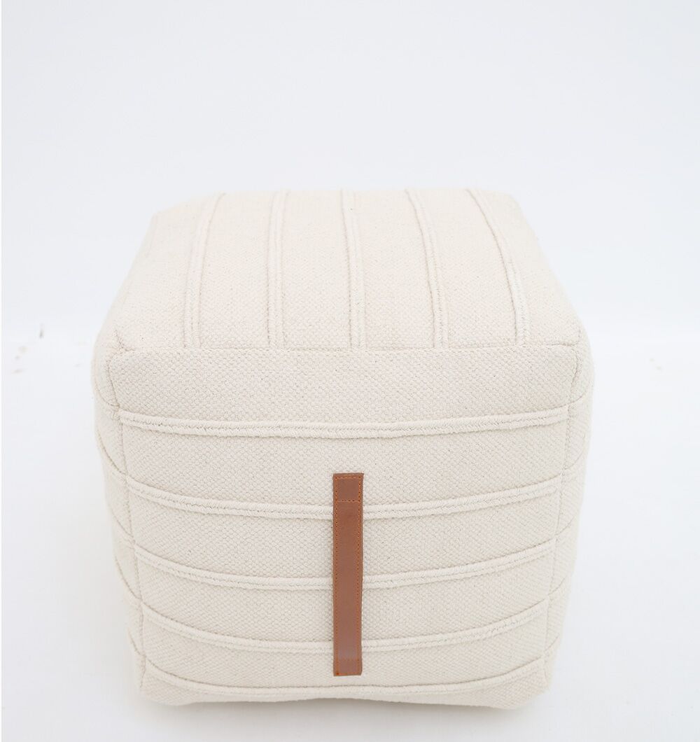 Modern Pouf for Living Room – Foot Rest & Pouf Seat | Ramsha Home UAE Elegant modern pouf for living room, foot stool and pouf seat by Ramsha Home UAE