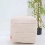 Elegant modern pouf for living room, foot stool and pouf seat by Ramsha Home UAE