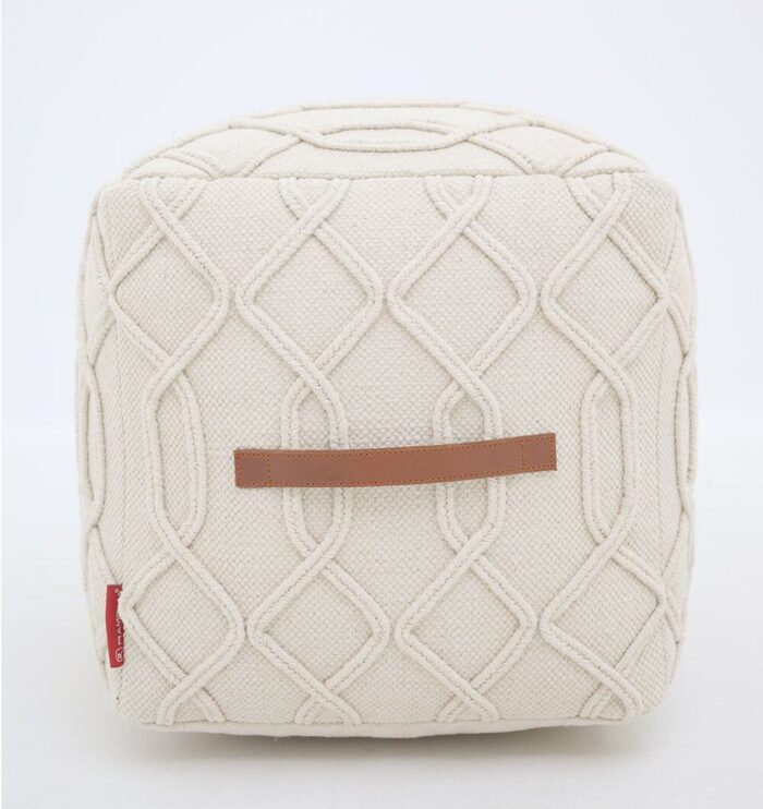 Contemporary living room pouf, multifunctional foot stool and pouf seat by Ramsha Home UAE