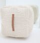 Modern pouf and foot stool from Ramsha Home UAE, ideal as a pouf seat and comfortable foot rest.