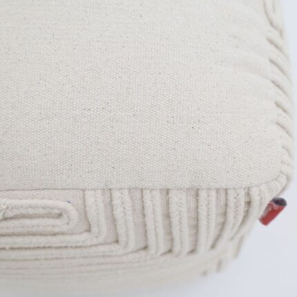 Modern pouf and foot stool from Ramsha Home UAE, ideal as a pouf seat and comfortable foot rest.