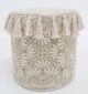 Chic modern pouf from Ramsha Home UAE, perfect as a foot stool, pouf seat, or foot rest for stylish interiors.