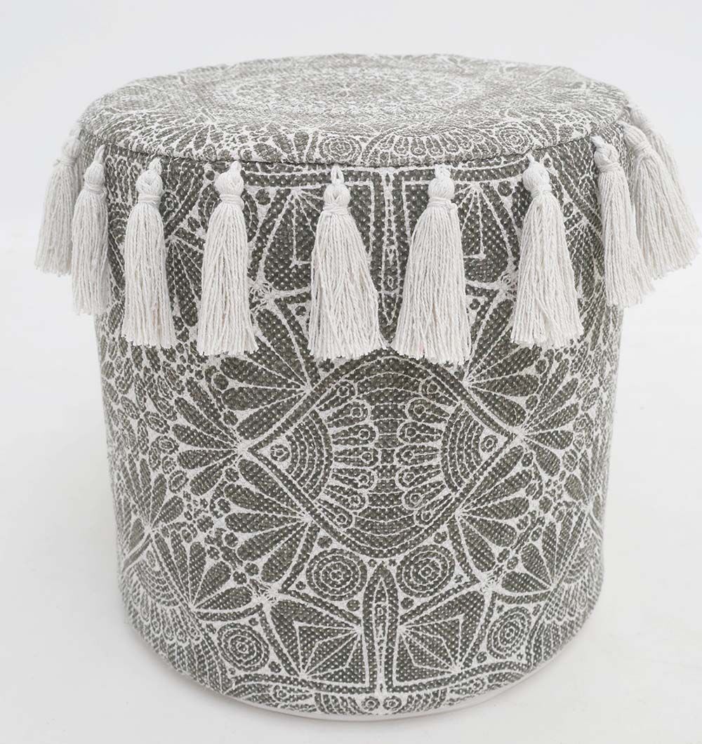 Modern Pouf Seat & Foot Stool | Pouf Rest UAE – Ramsha Home Modern pouf seat and foot rest from Ramsha Home UAE, ideal as a stylish pouf stool for home décor.