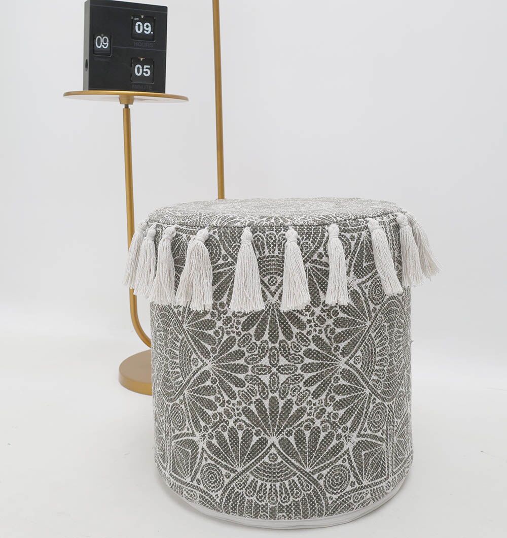 Modern Pouf Seat & Foot Stool | Pouf Rest UAE – Ramsha Home Modern pouf seat and foot rest from Ramsha Home UAE, ideal as a stylish pouf stool for home décor.