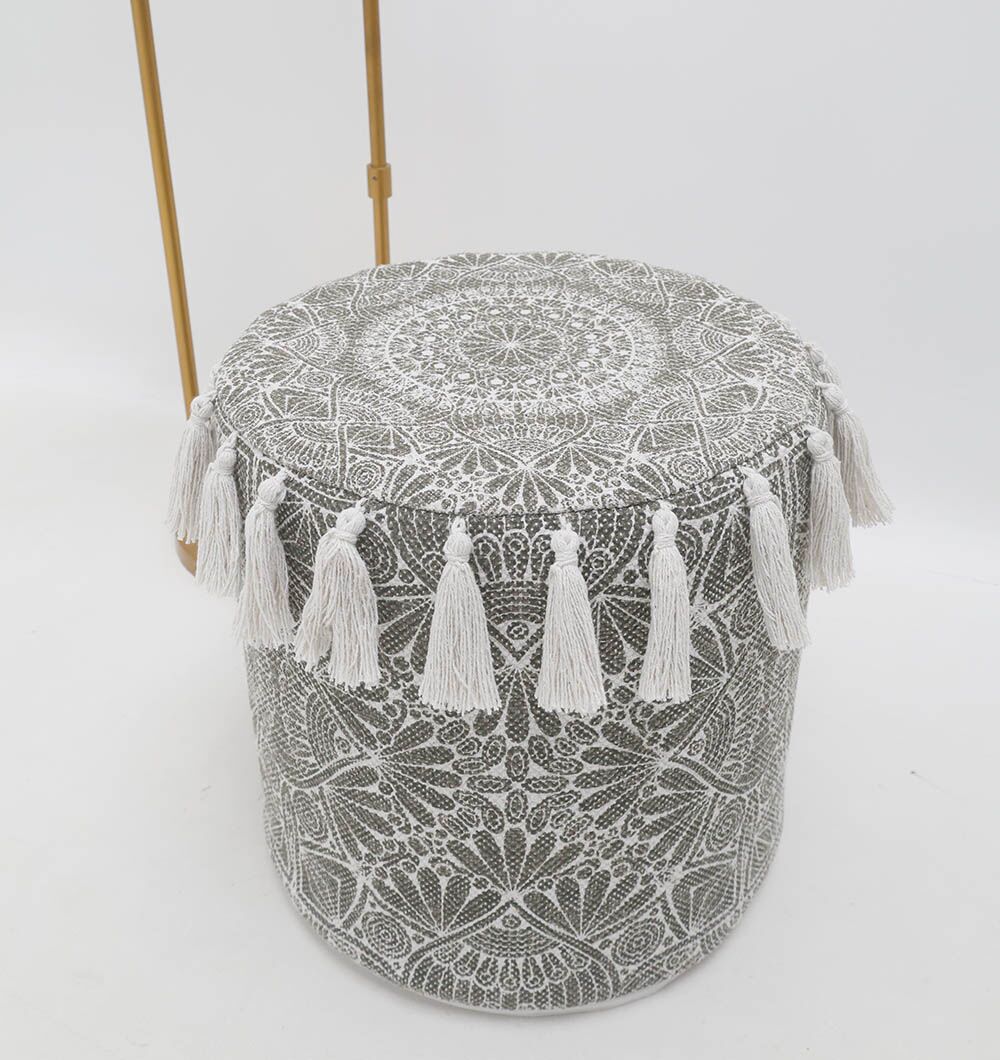 Modern Pouf Seat & Foot Stool | Pouf Rest UAE – Ramsha Home Modern pouf seat and foot rest from Ramsha Home UAE, ideal as a stylish pouf stool for home décor.