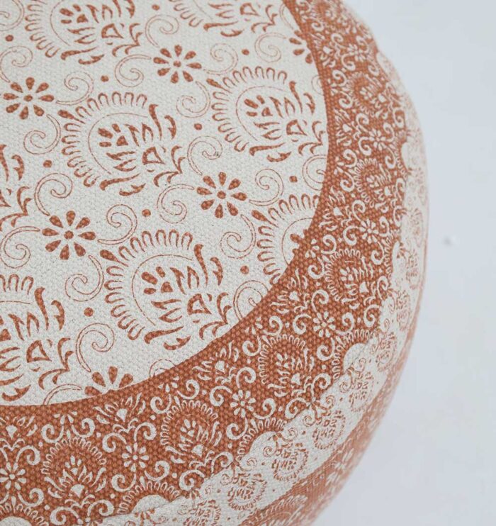 Comfortable modern pouf from Ramsha Home UAE, perfect as a foot stool, pouf seat, or foot rest for stylish homes.